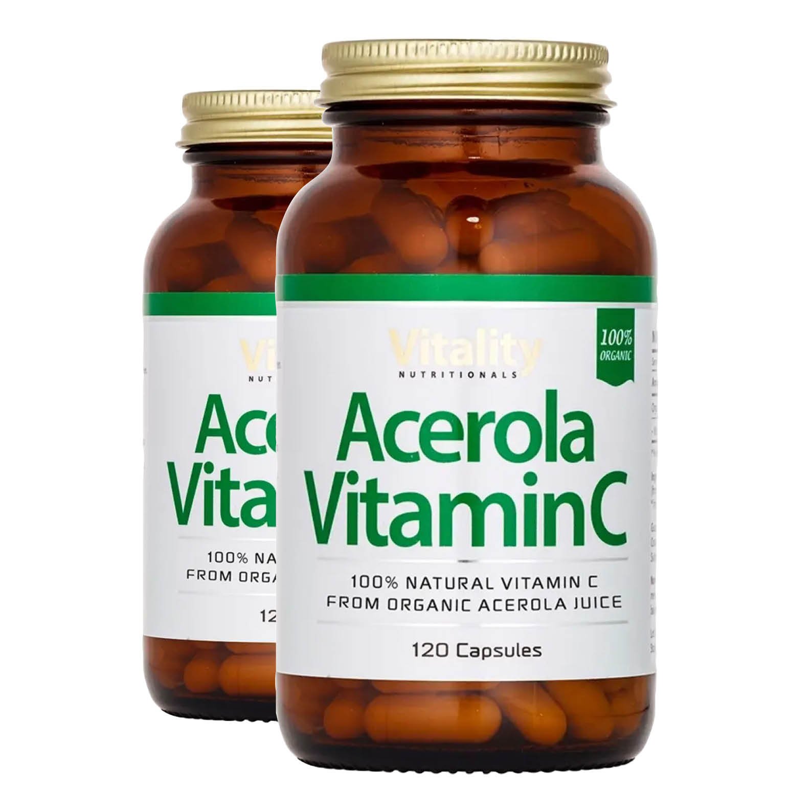 Acérola Bio, 25% Vitamine C  120 comprimés - AMOSEEDS 